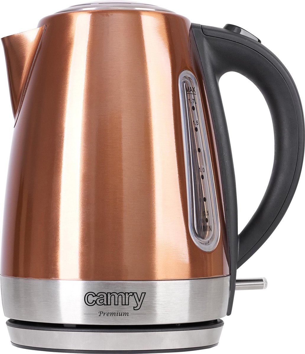 Camry CR 1271 - metalen waterkoker - koper kleur - 1.7 liter