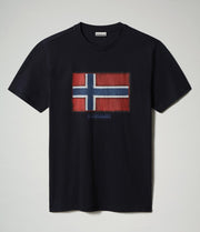 Napapijri T-shirt Ronde Hals Sirol Marine Blauw (NP0A4F9R - 1761)