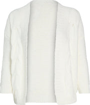 Gebreide cardigan met kabels