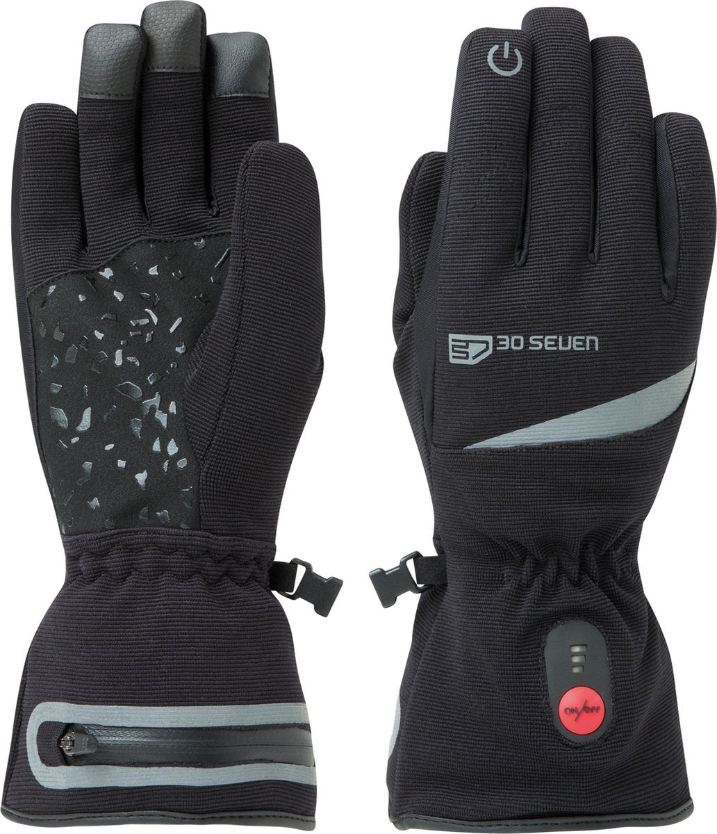 30seven | Verwarmde fietshandschoenen voor heren en dames met Batterij | Waterproof | Touchscreen tip | M