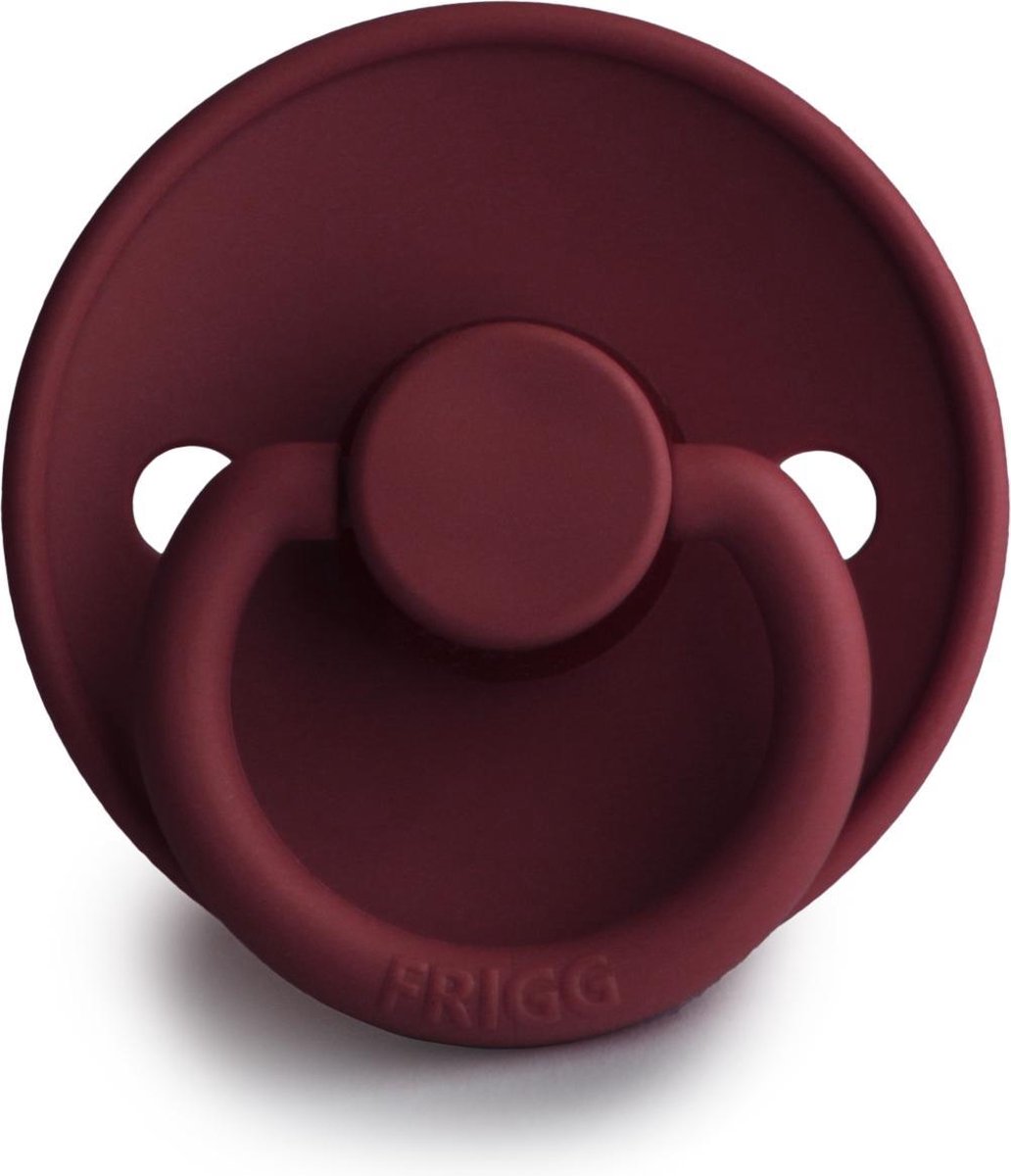 FRIGG Fopspeen maat 2 - 6-18 maanden - Cabernet - Natuurrubber