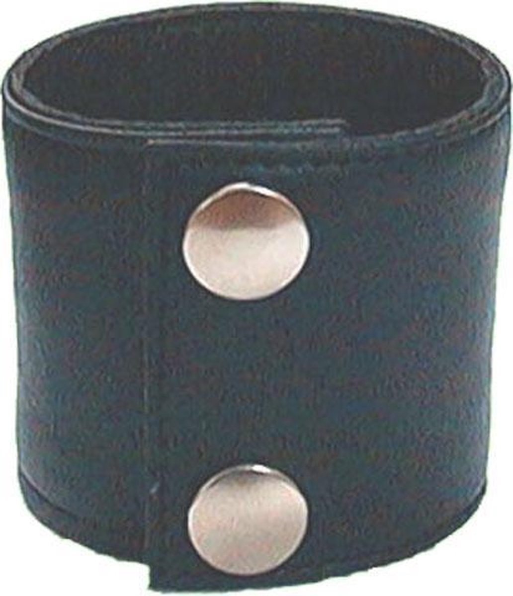 Leren pols portemonnee met drukknopen en binnen rits - small - 20 cm