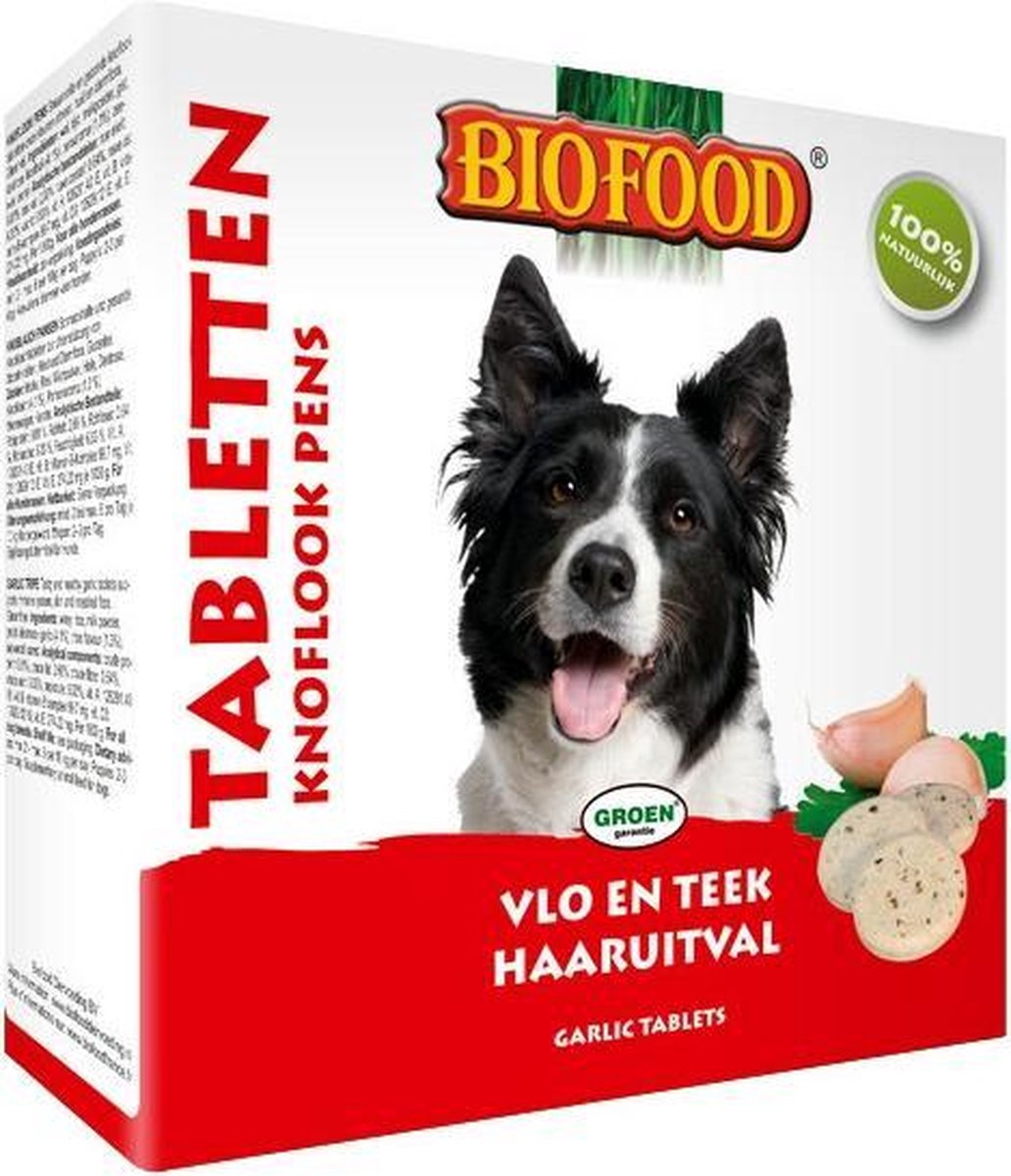 16x Biofood Hondensnoepjes Anti-vlo Knoflook-Pens 55 stuks