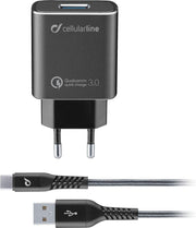Cellularline TETRACHHUKITQCTYC Zwart Binnen