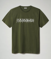 Napapijri T-shirt Ronde Hals Sallar Groen (NP0A4F9O - G2C1)