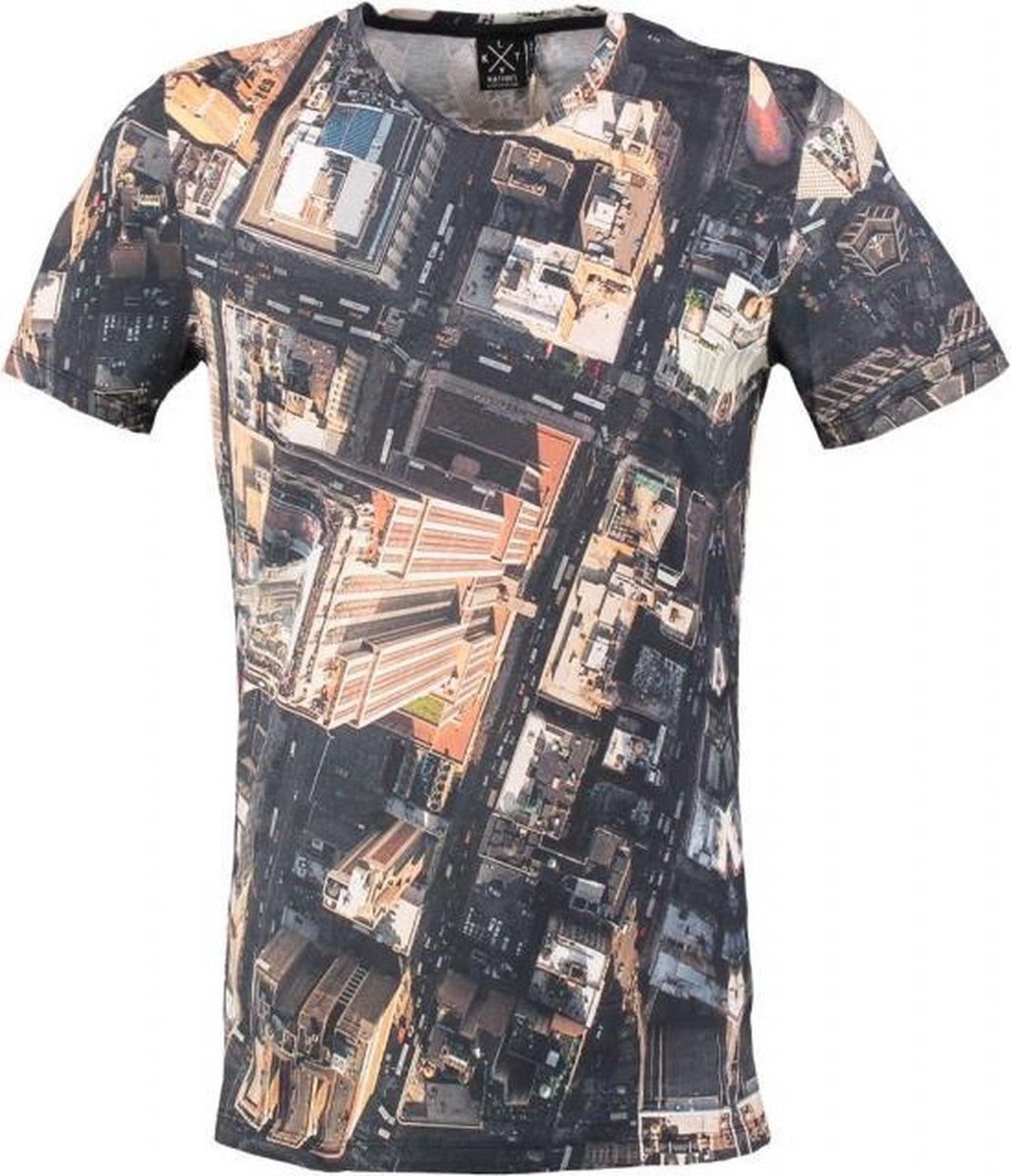 Kultivate zacht slim fit t-shirt - valt kleiner - Maat L