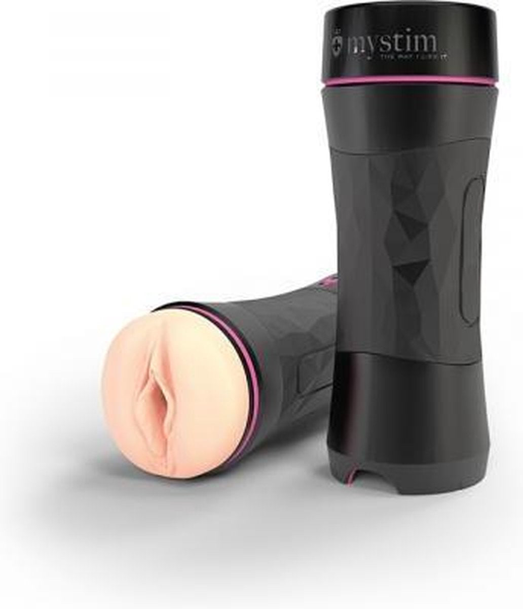 Bundle - Mystim - O Push Me Masturbator - Vagina met glijmiddel