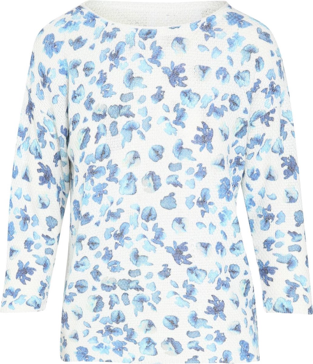 Cassis - Truitje met romantische print - Blauw