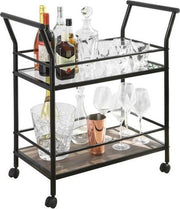 Simpletrade Keukentrolley - Serveerwagen - 2-Laags - Metaal - 75x81x40 cm