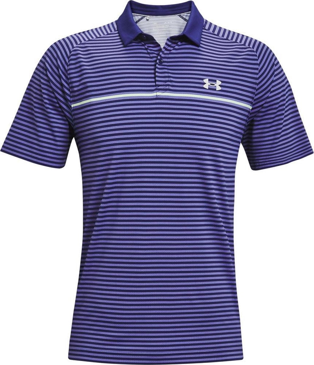 Under Armour Iso-Chill Hollen Stripe P-Regal maat: XXL    heren > golf kleding > polo