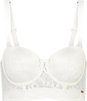 Hunkemöller NOIR Dames Voorgevormde strapless longline beugel bh Hannako - maat F80