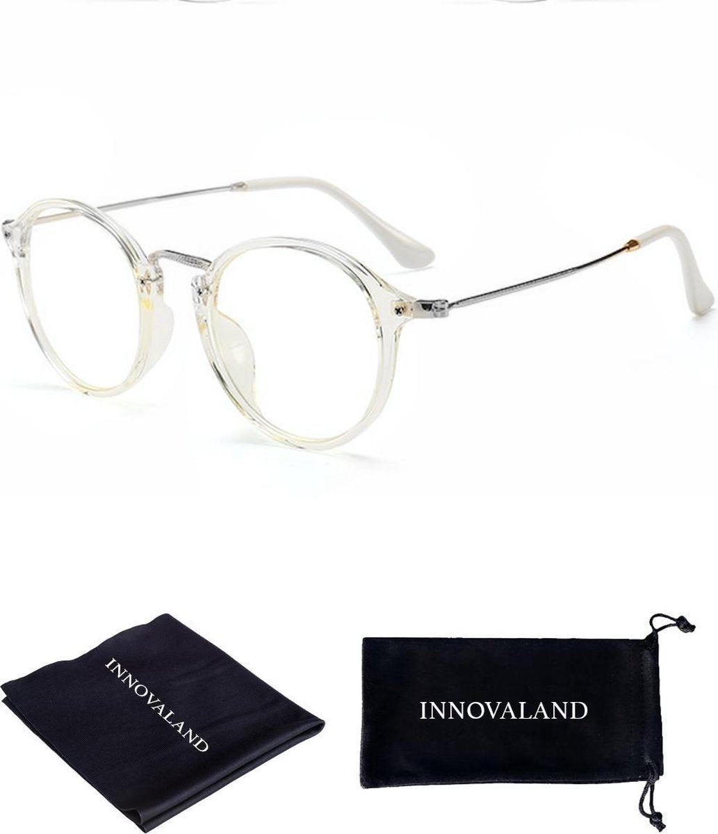Innovaland Computerbril Premium - Blauw Licht bril - Beeldschermbril - Blue Light Glasses - Blauw Licht Bril Zonder Sterkte - Blauw Licht Bril Filter Brillen - Blue Light Filter Bril - Blauw Licht Filter Bril - Gaming Bril - Game bril