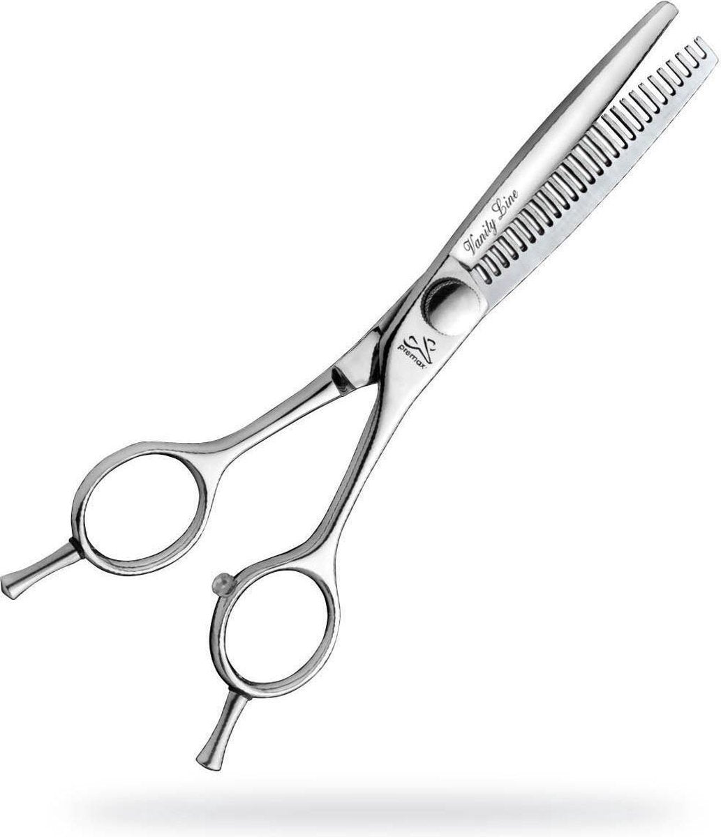 Premax® Professional Hairstylist Kappersschaar "Vanity" - Uitdunschaar-met Vingersteun- 6"- 15