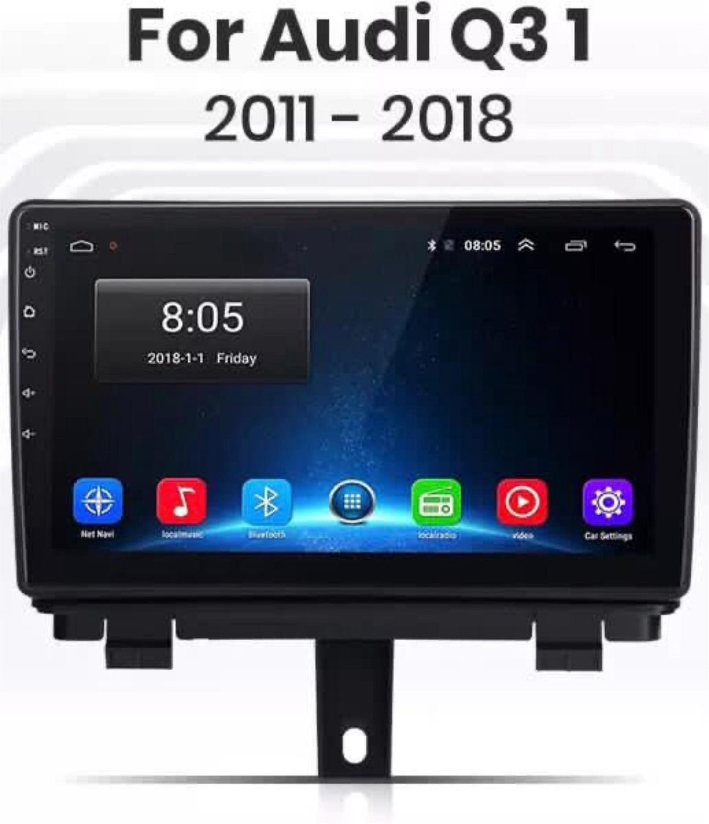 Audi Q3 2011-2018 Android 10 Navigatie en Multimediasysteem autoradio RDS Bluetooth USB WiFi 4G  4+64GB