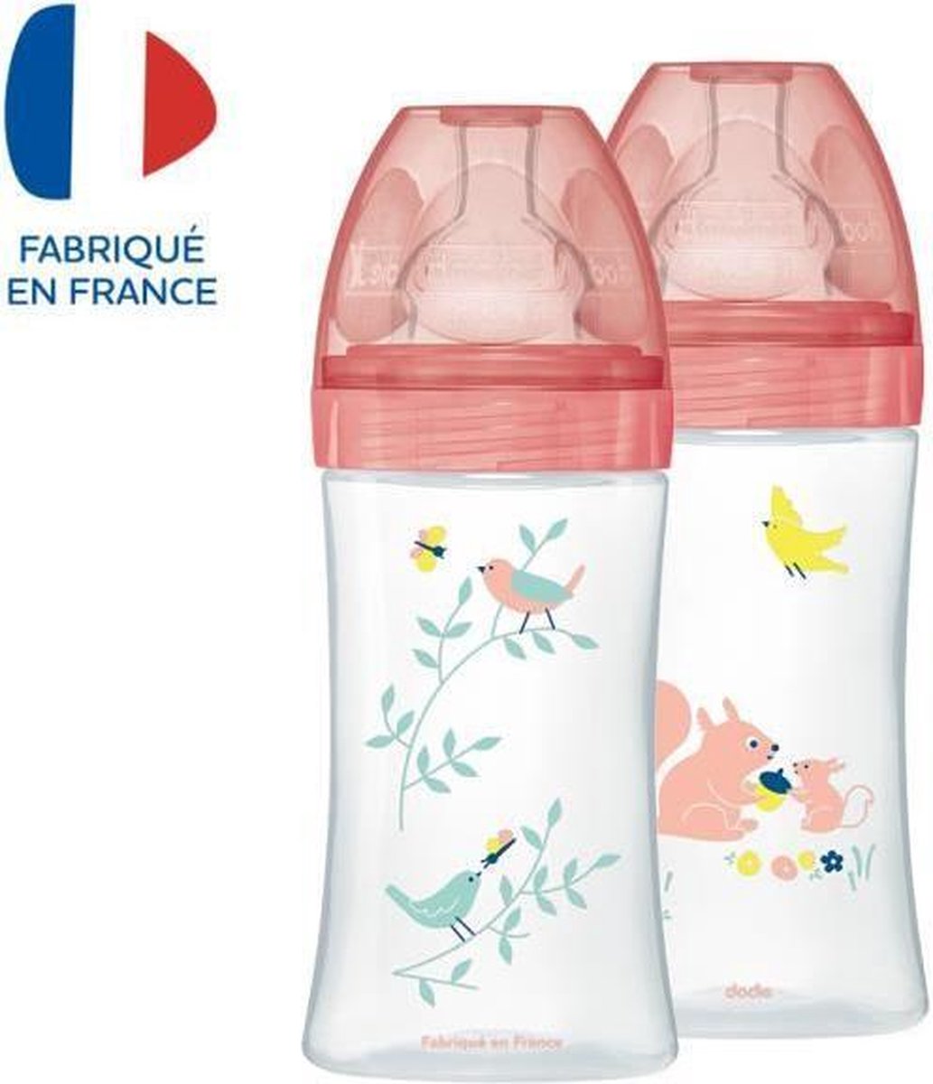 Dodie - Lot van 2 Sensation + babyflessen 270 ml