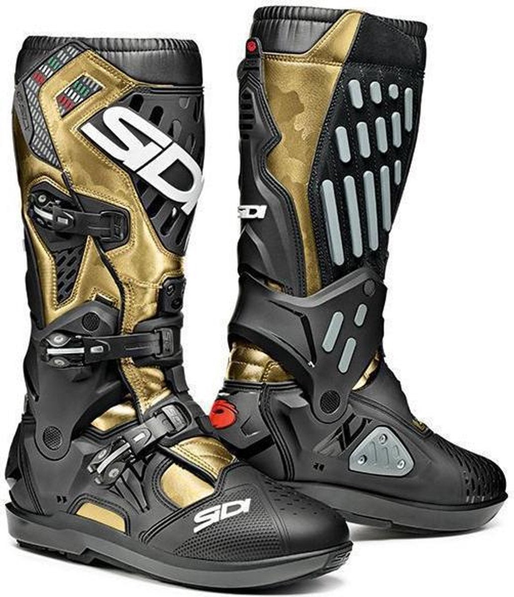 Sidi Atojo SRS Gold Camo Black Motorcycle Boots 40