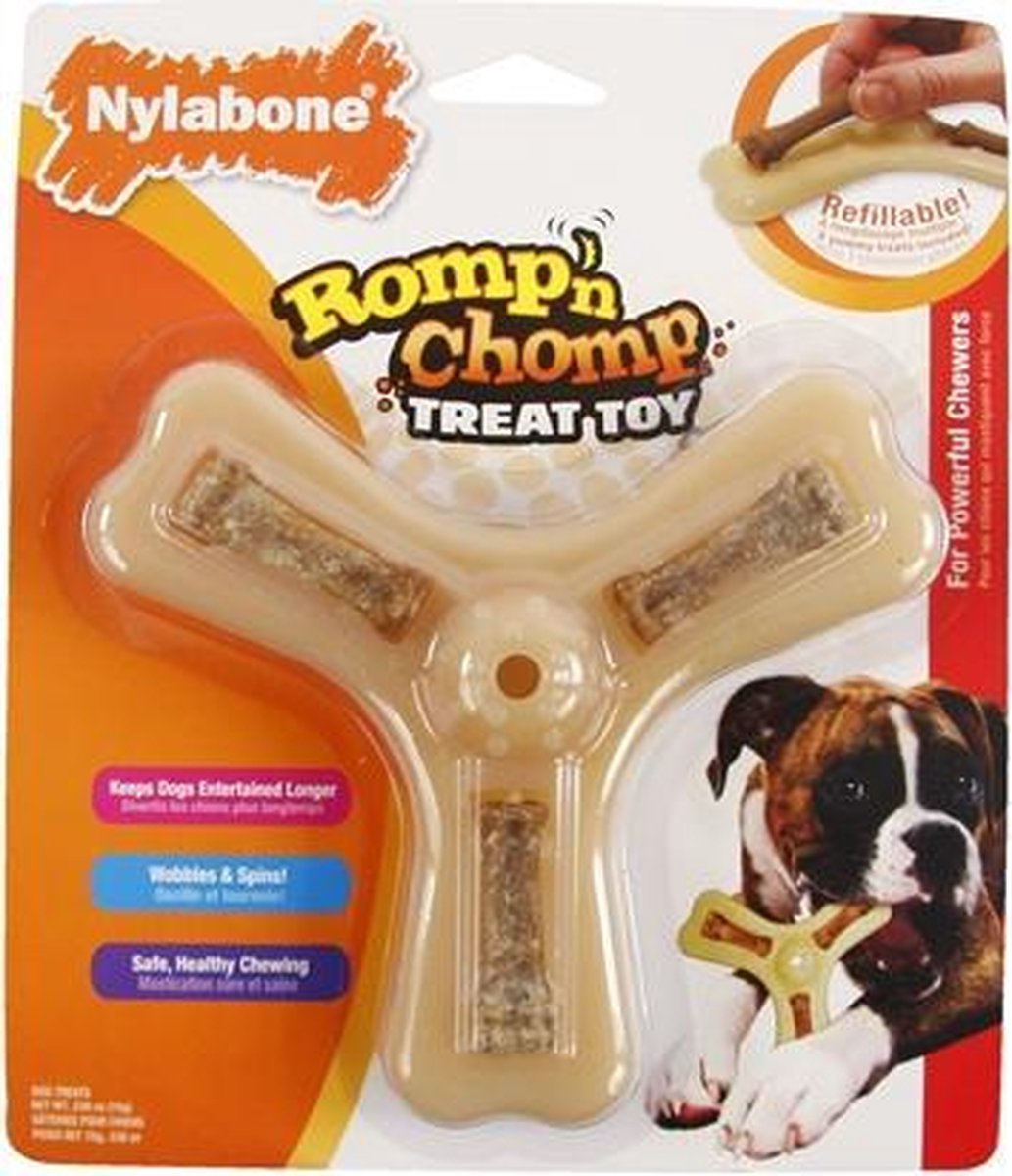 Nylabone Romp'N Chomp Triple Voederspeeltje Met Snack