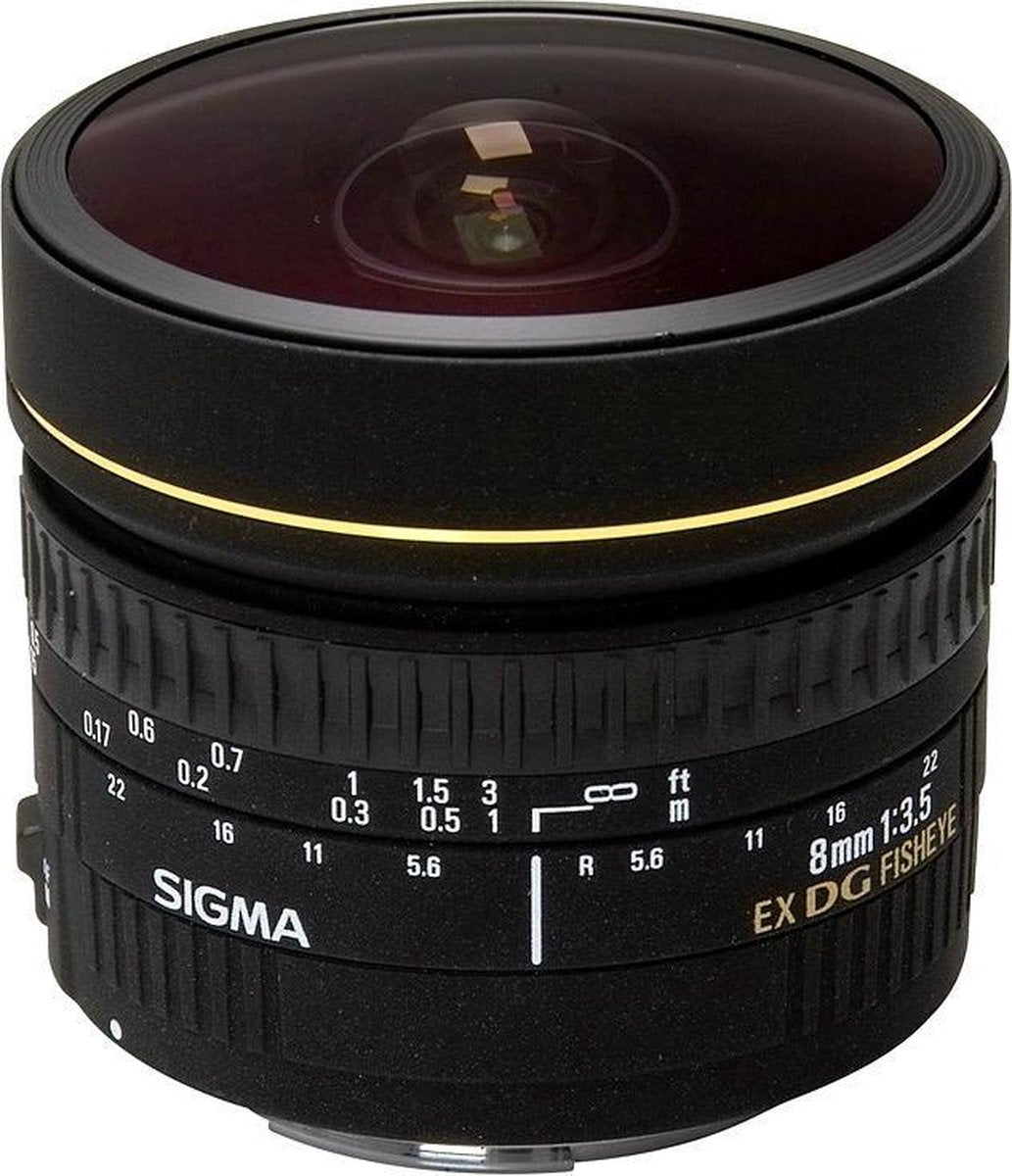 Sigma 8 mm - f/3.5 EX DG Circulair fisheye - fisheye lens - Geschikt voor Nikon