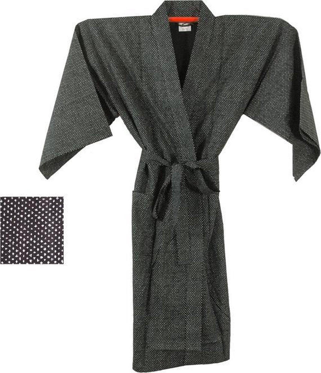 TA-HWA Korte Japanse Kimono Yukata 'Chidori' 100% katoen