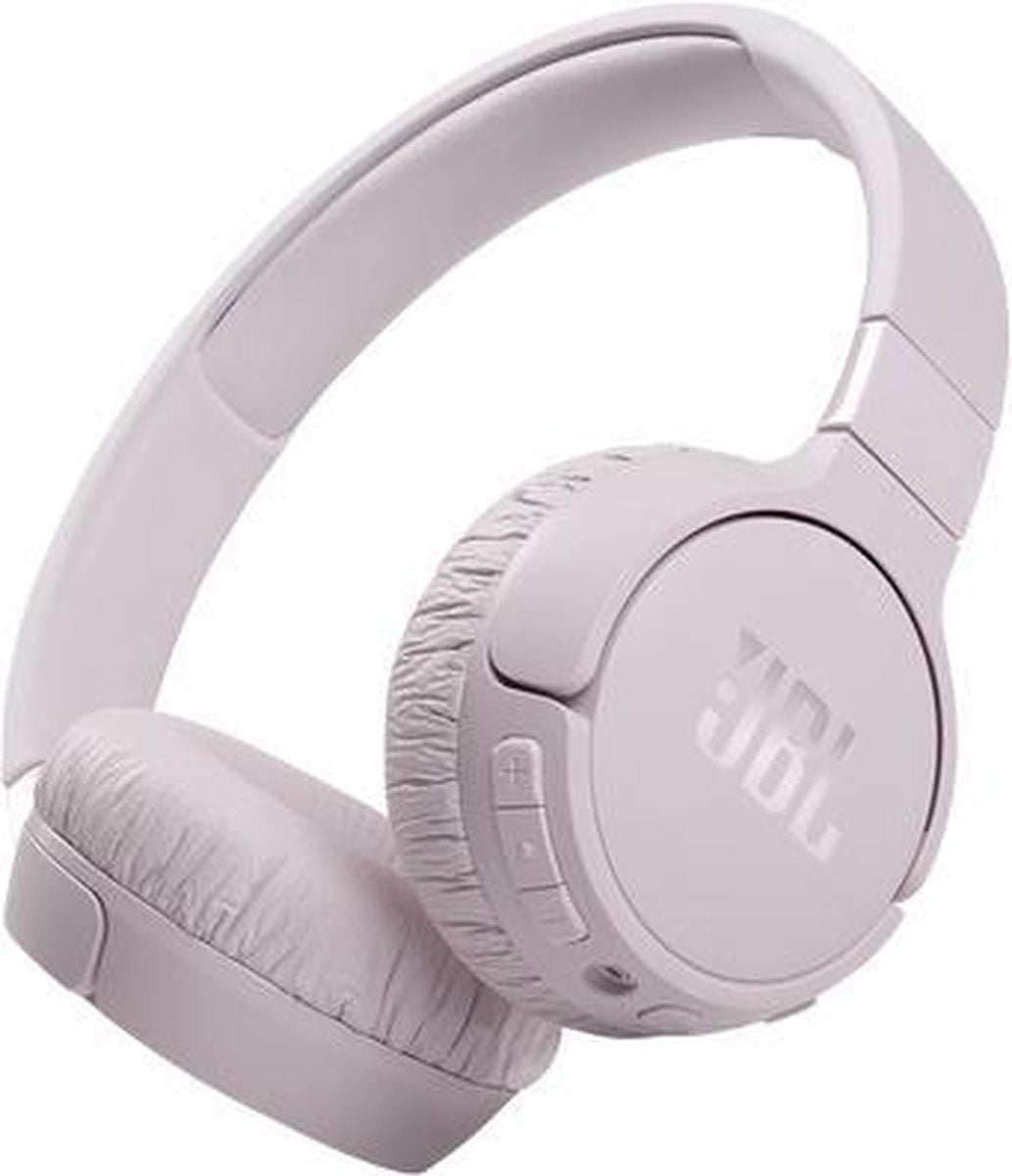 JBL Tune 660NC Roze - Draadloze on-ear Noise Cancelling koptelefoon