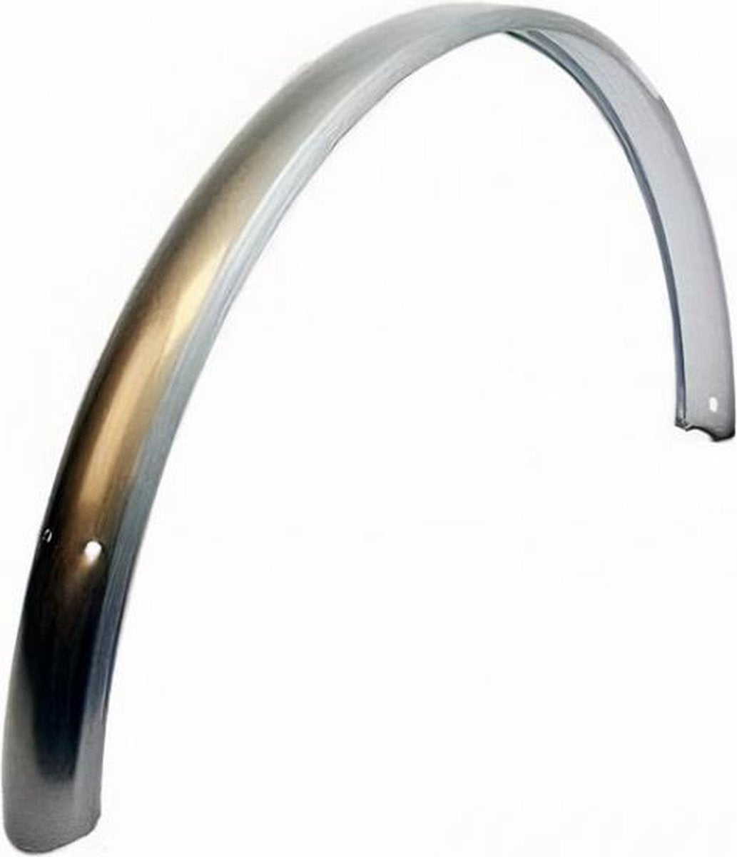 spatbord achter 28 inch 50 mm staal metallic grijs
