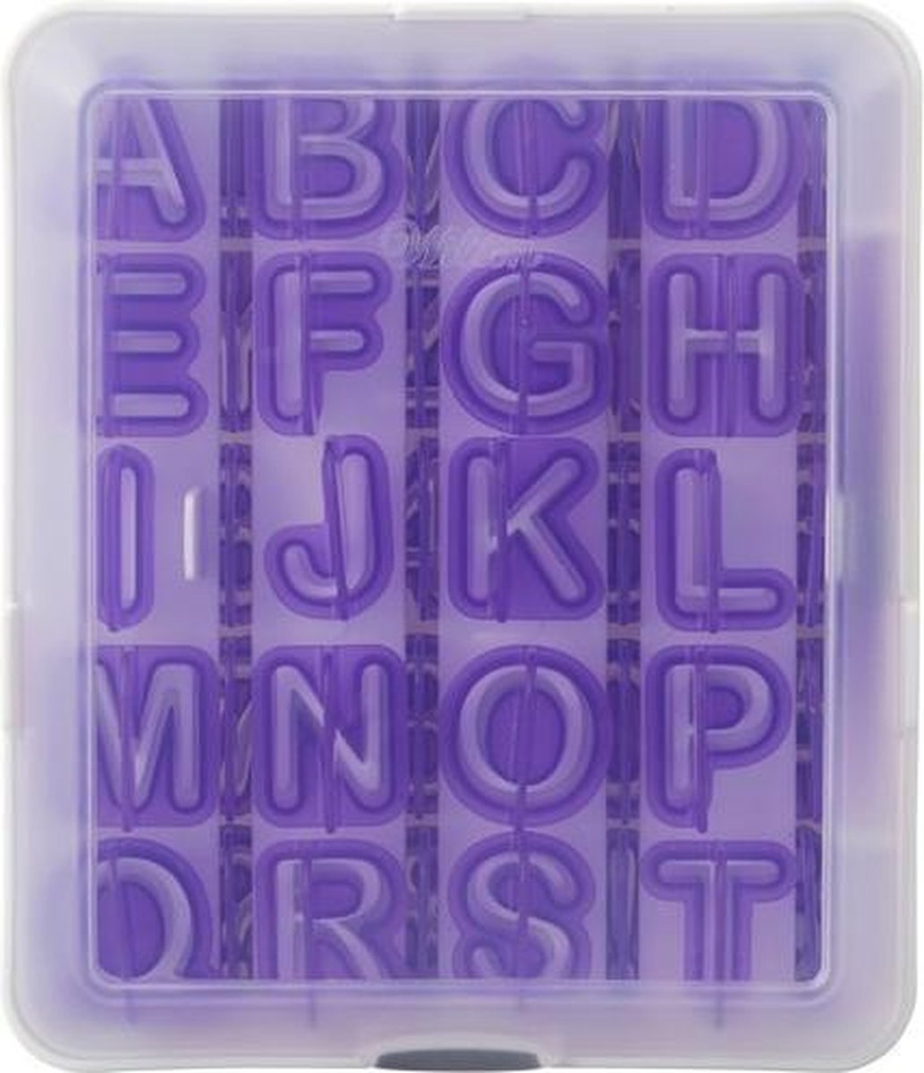Wilton Alfabet & Cijfers Uitsteker Set