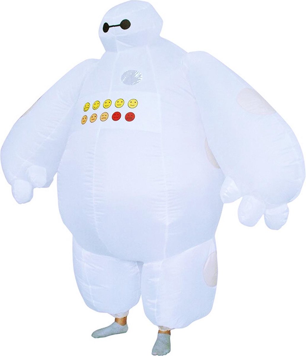 Opblaasbaar Baymax kostuum mascotte pak - one size - pak