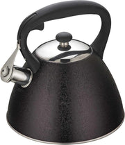 Kinghoff 7350 - Fluitketel - Cracking zwart - 3.0 liter