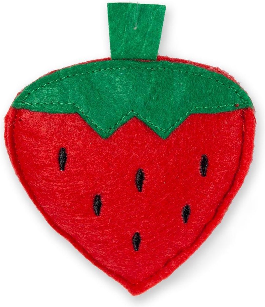 Cat toy textile red