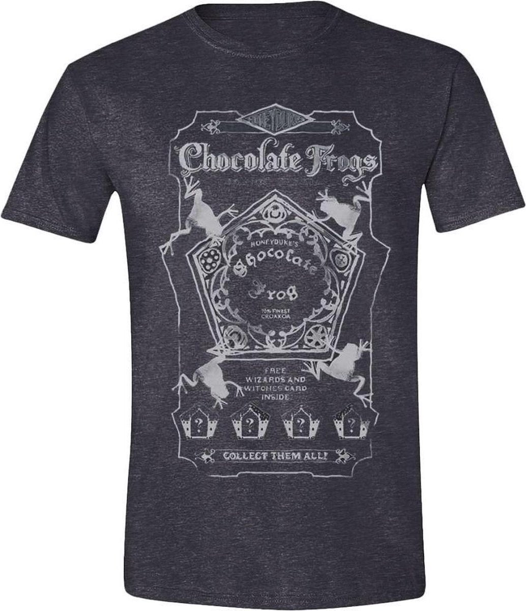 HARRY POTTER - CHOCOLATE FROGS MEN T-SHIRT - DARK HEATHER - M
