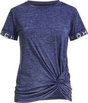 Rohnisch Knot Tee Sporttop Dames - Indigo Night