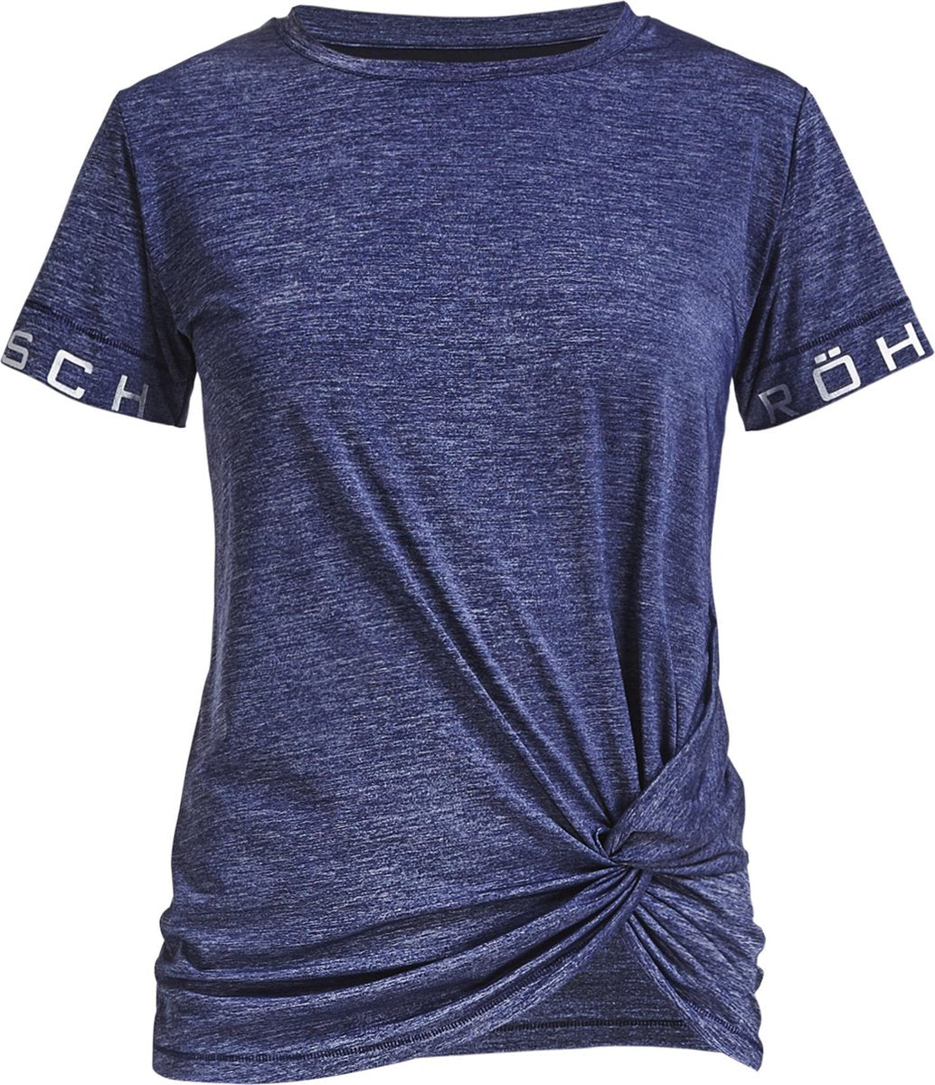 Rohnisch Knot Tee Sporttop Dames - Indigo Night