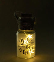 Babycadeau - Kraamcadeau - Geboortecadeau - Meisje - Starlight (groot model) - A star is born! Welcome Baby Girl! - In cadeauverpakking