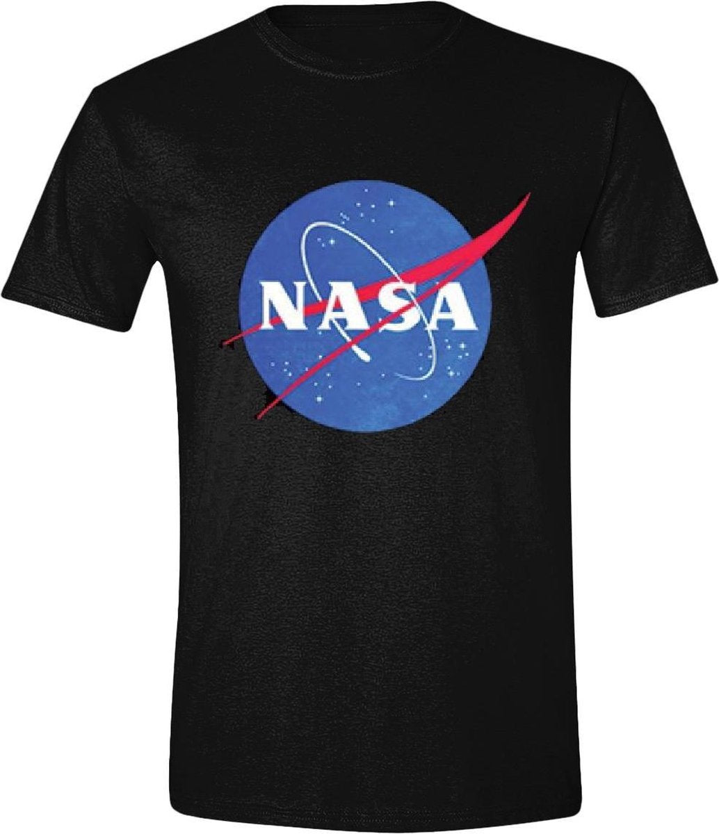 NASA - Logo Mannen T-Shirt - Zwart - XL