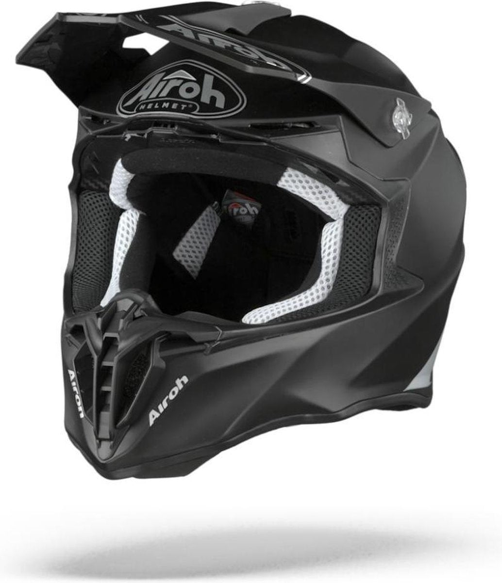 Airoh Twist 2.0 Color Zwart Mat Crosshelm - Motorhelm - Maat S