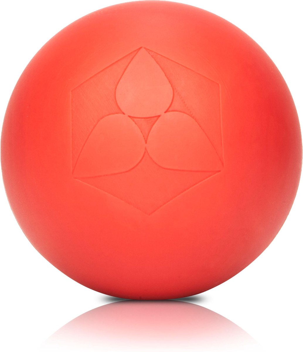 #DoYourFitness - Lacrosse Bal - »Lio« - massagebal voor fasciatraining - 6 cm diameter - Rood