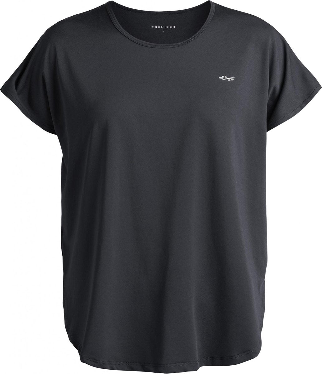 Röhnisch Trainingsshirt Zelda Loszittend Polyester Zwart Mt Xs