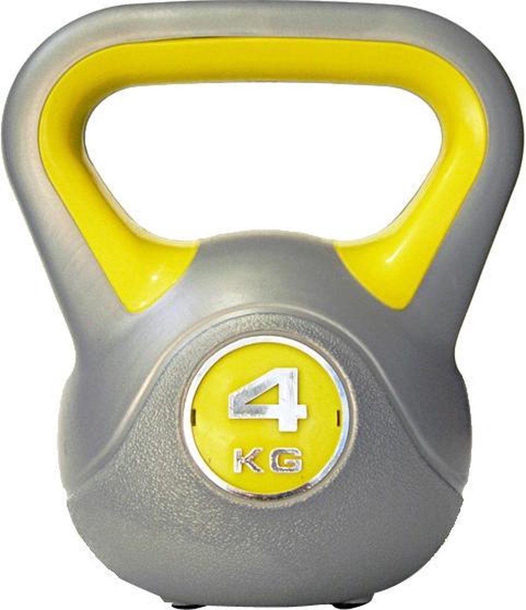 Sportbay Kettlebell - 4 kg - Grijs