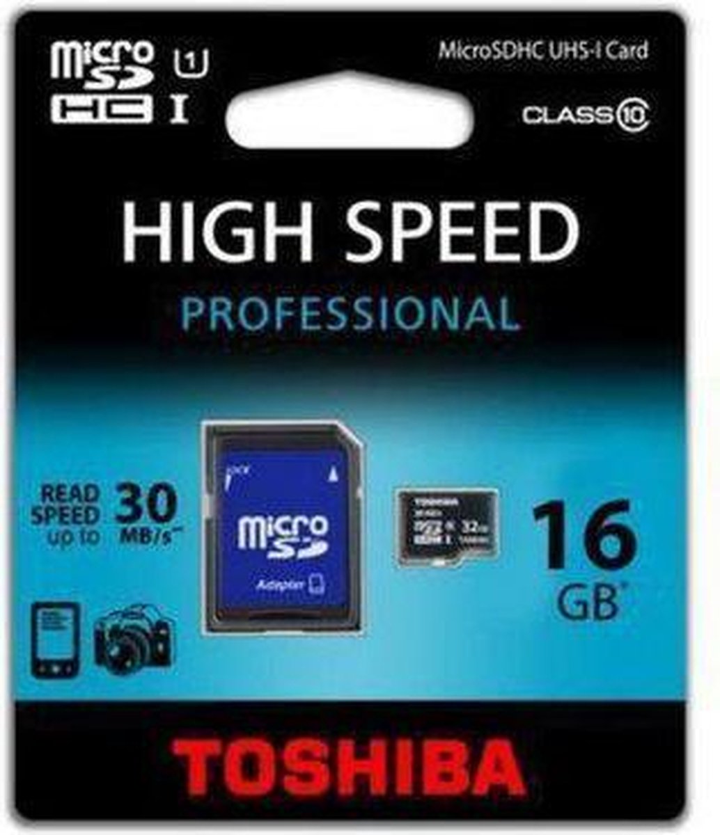 16GB Micro SDHC memory card Class 10