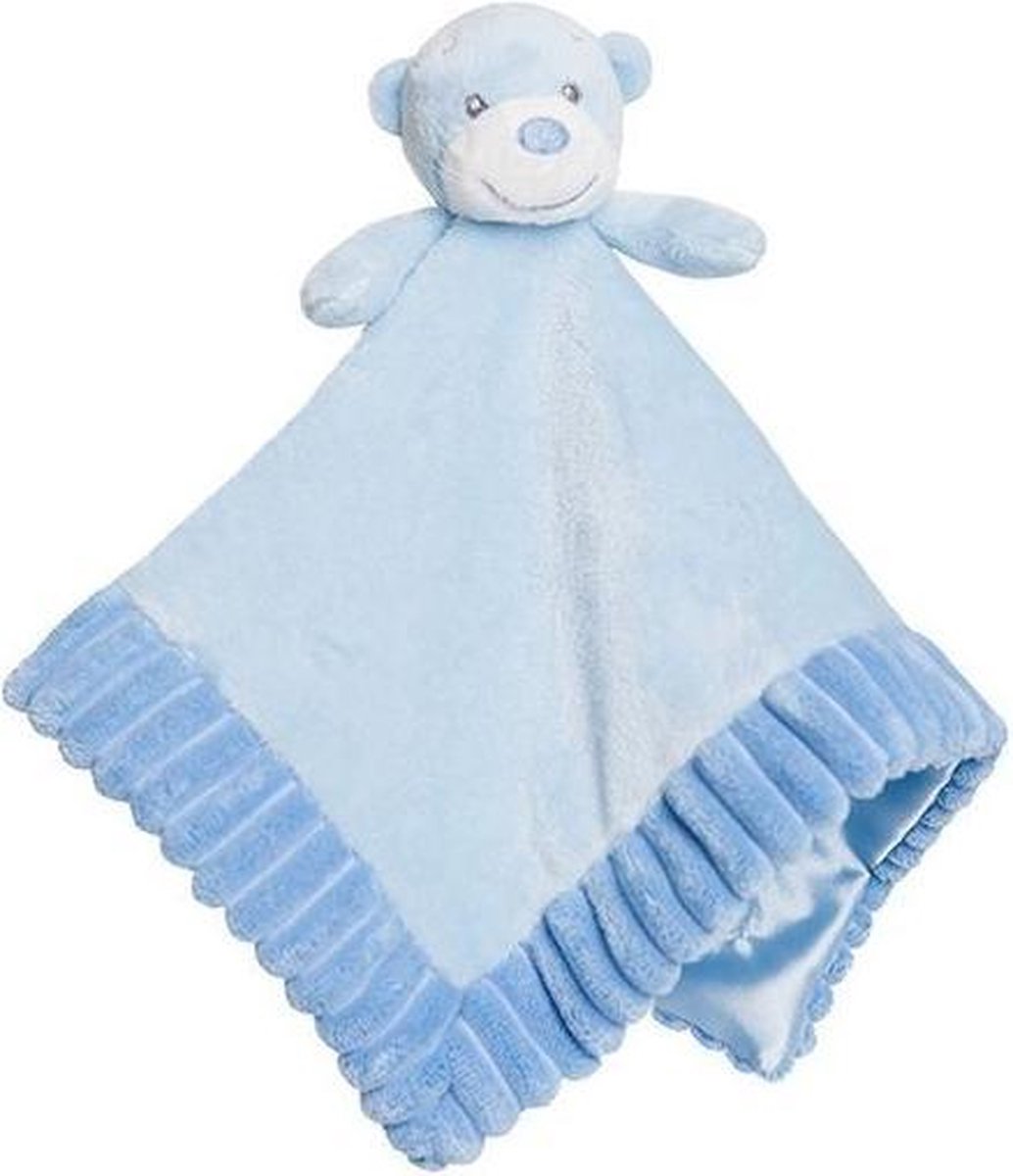 Doudou beertje "Nico" blauw