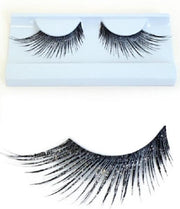 Wimpers Zwart met glitters