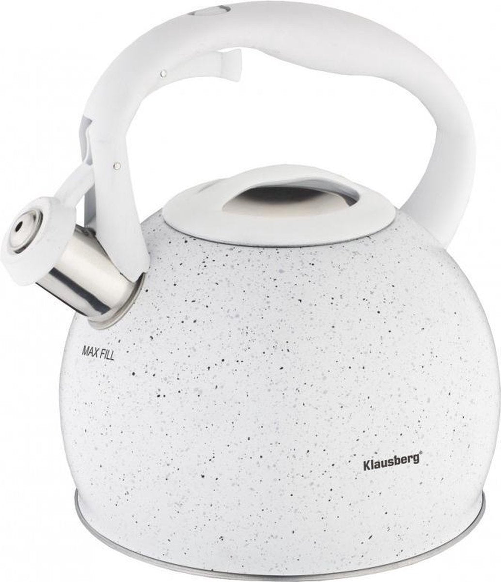 Klausberg KB-7265 fluitketel - 3L - rvs - alle warmtebronnen