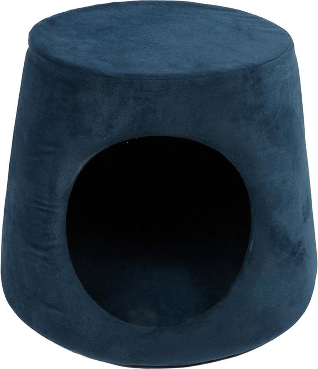D&D Home Otis - Kattenhuis - Blauw - 40 x 40 x 33 cm