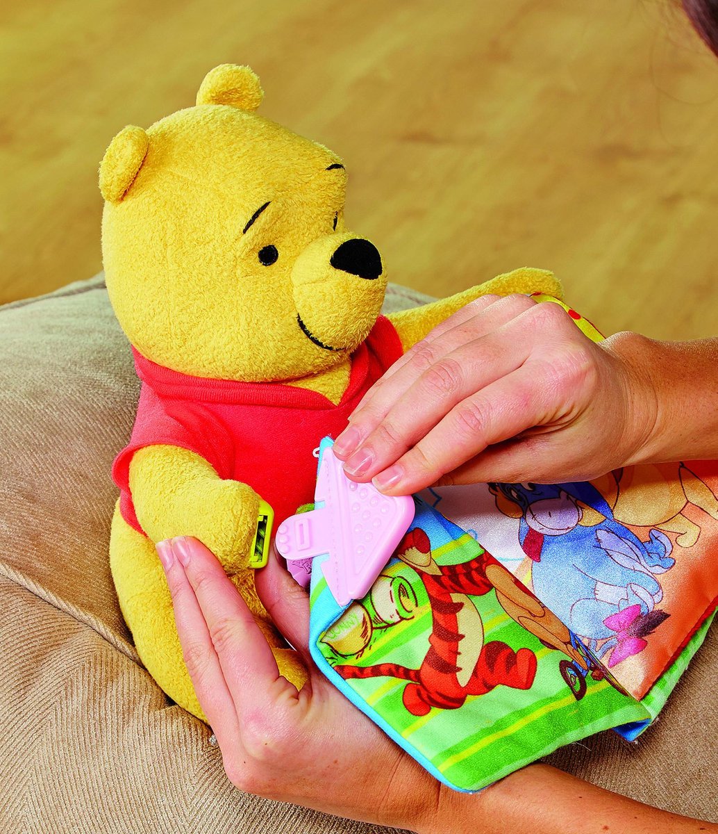 TOMY Winnie de Poeh - Ontdek en Luister met Poeh boekje (duits talig)