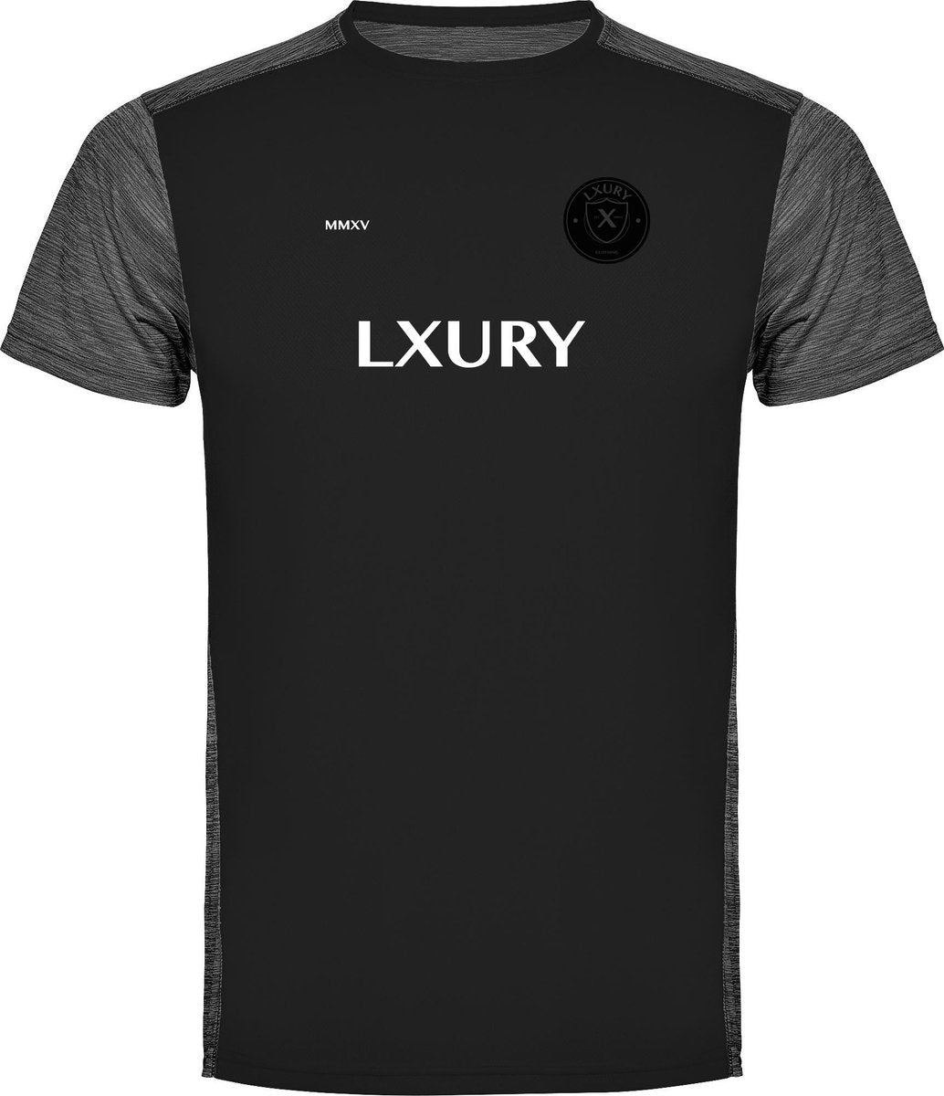 LXURY Tech T-Shirt Zwart Maat XL - Shirt - Sportshirt - Trainingskleding - Fitness shirt - Sportkleding - Performance shirt - Heren