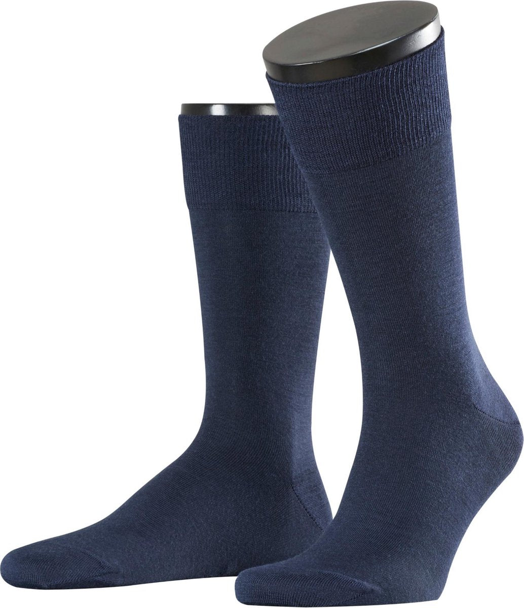 Esprit Basic Wool 2-PACK Sokken Heren 17813 - Blauw 6120 marine Heren - 47-50