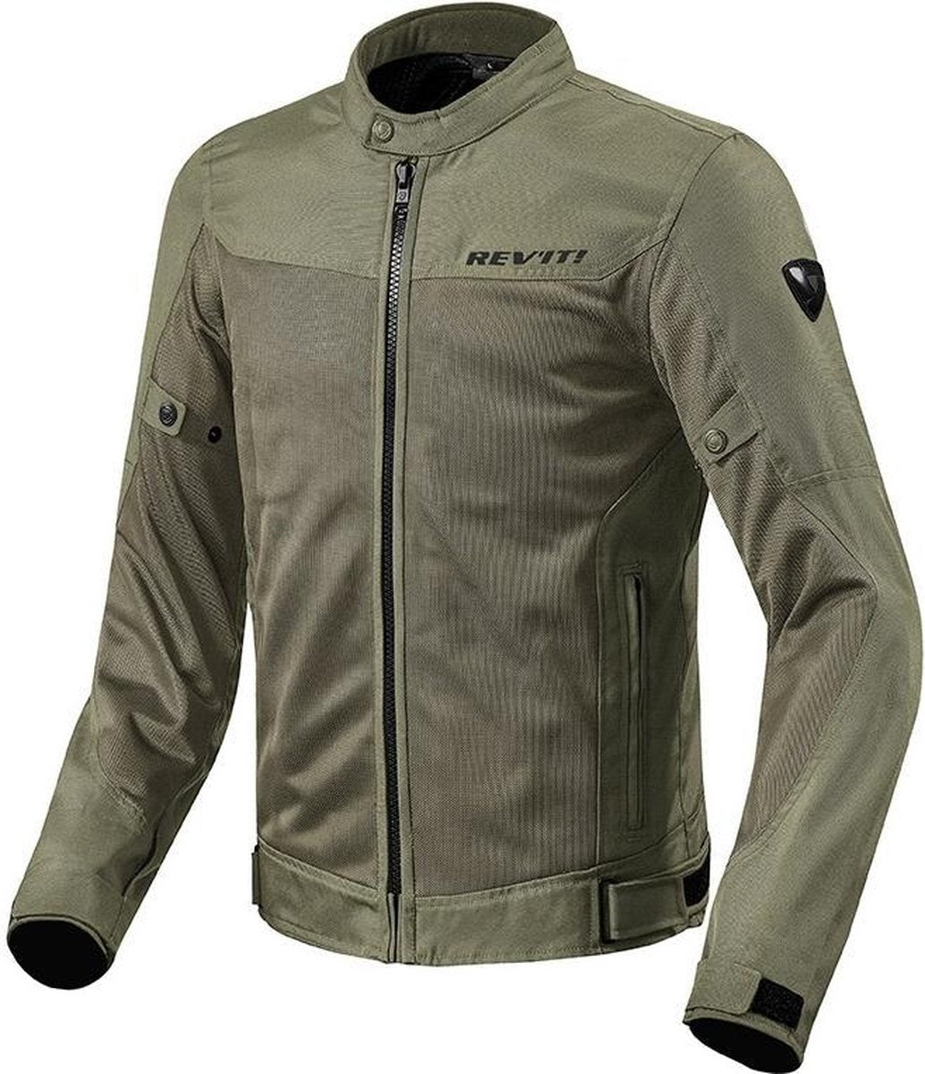 REV'IT! Eclipse Dark Green Textile Motorcycle Jacket L