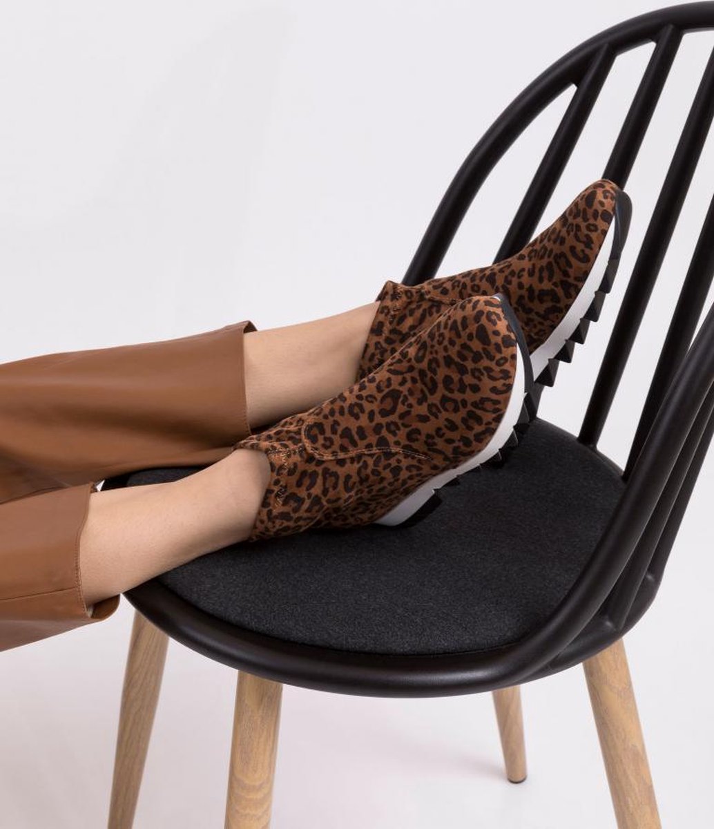 RAPISARDI SOKSNEAKER SOCKBOOTIE B4801 ANIMALIER LEO CUOIO maat 39