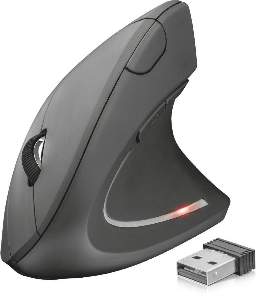 Trust Verto - Draadloze Ergonomische Muis / Zwart