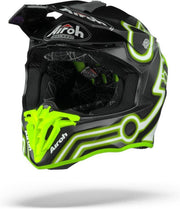 Airoh Twist 2.0 Neon Yellow Matt Motocross Crosshelm - Motorhelm - Maat XXL